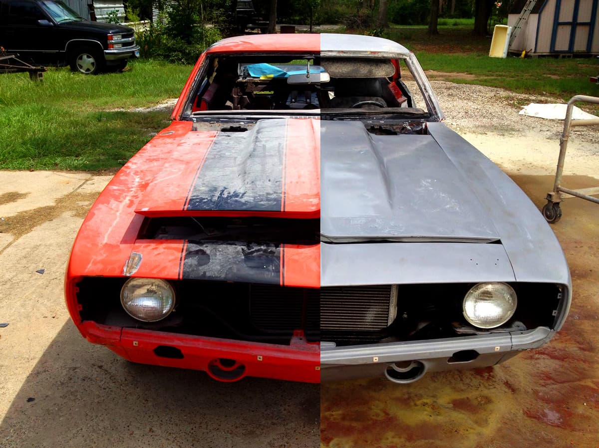 Automotive dust-free blasting and restoration project by Lakelands (project 2)