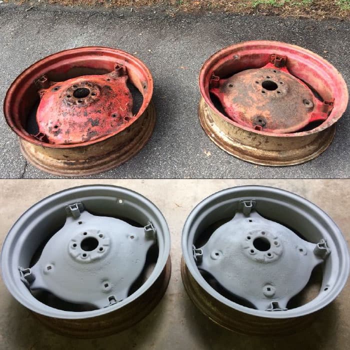 Automotive dust-free blasting and restoration project by Lakelands (project 8)