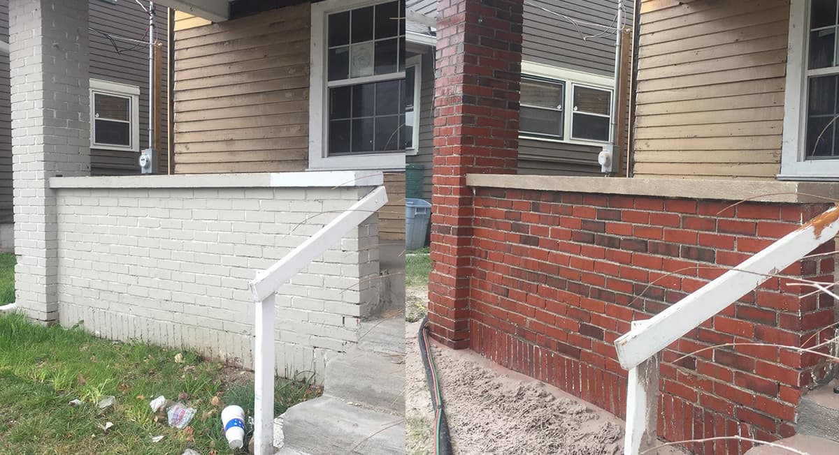 Residential dust-free blasting and restoration project by Lakelands (project 5)